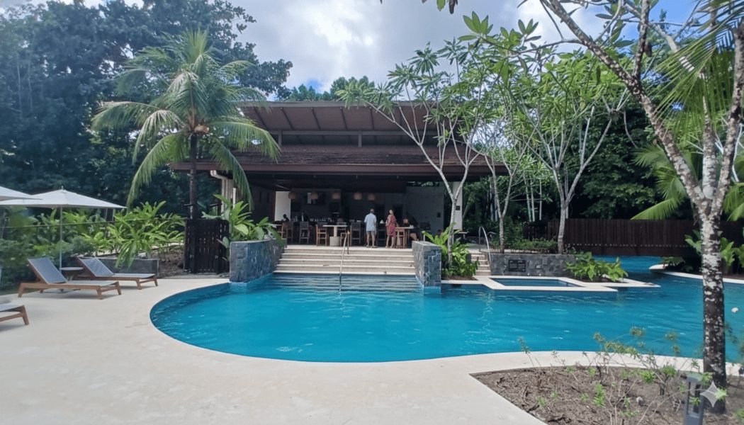 Restaurant dining at Botanika Resort Puerto Jimenez included with Costa Rica fishing vacation packages